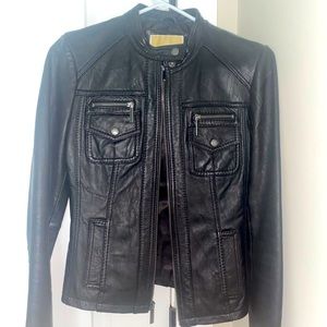 MICHAEL ( Michael Kors) Black Leather Jacket